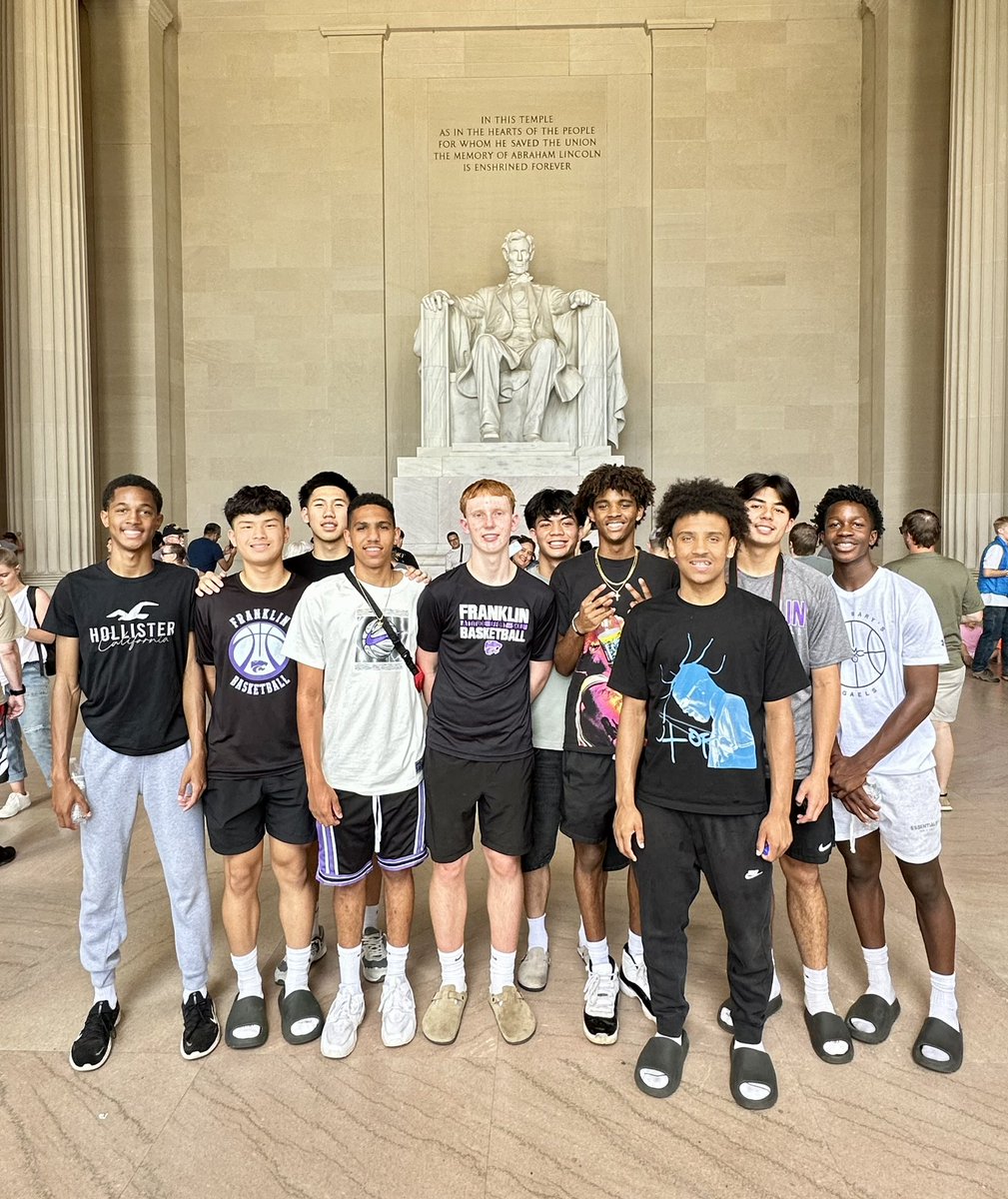 The Franklin Wildcats are privileged to travel to West Reading, Pennsylvania to represent Sacramento &amp; participate in the 52nd Annual 🏀 Cultural Exchange!  Today, we toured Washington D.C. &amp; were blessed with phenomenal weather &amp; amazing sights!  <a href="/SacBee_JoeD/">Joe Davidson</a> <a href="/FHSAthletics2/">Franklin Wildcat Athletics</a>