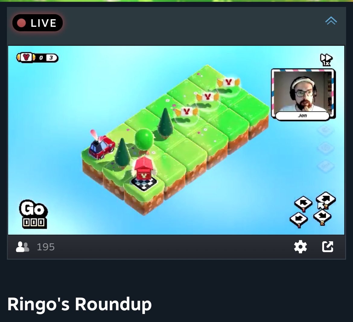 We are live with our new game Ringo’s Roundup NOW during #SteamNextFest ! Drop by, download the demo and wishlist the game! That’s what King Brock would have wanted! 🥦

Steam: store.steampowered.com/app/2769290/Ri…