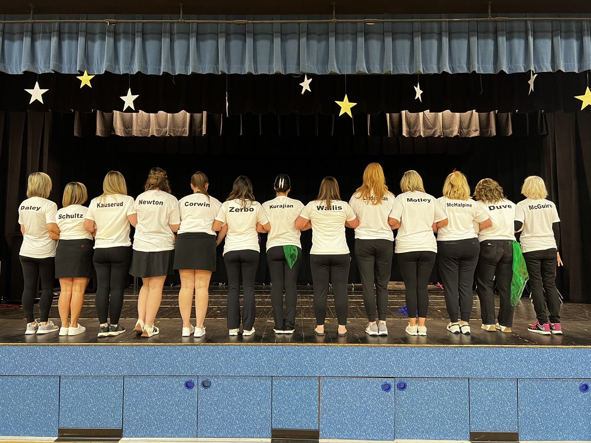 mrsmotley_3rd's tweet photo. Dolsen Variety Show today! One more half day until summer…. “We’re almost there”! #disneytheme #staffroutine #almostthere #somuchfun @SLCSDolsen https://t.co/qN9Tj1HvLP