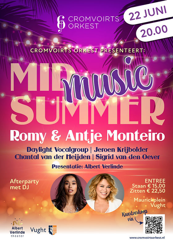 PKSchuurmans's tweet photo. Volgende week zaterdag heb je de kans om mij als pianist te zien in een avondvullend programma samen met het Cromvoirts Orkest, om niemand minder dan Romy Monteiro en Antje Monteiro muzikaal te begeleiden! Zie ik jou daar? Tot dan! #MidsummerMusic https://t.co/1QsDQio7Dr