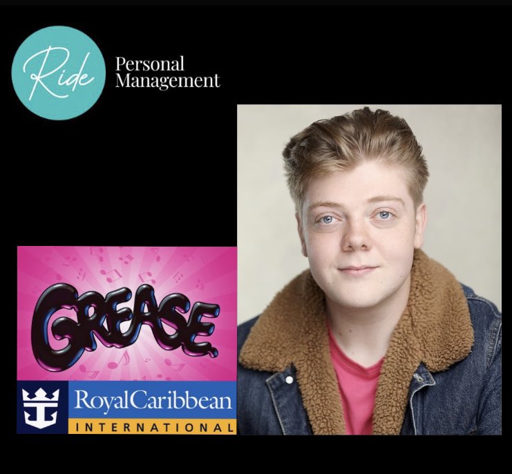 Thrilled for client Joe Appleby who is returning to <a href="/rccltalent/">Royal Caribbean Entertainment</a> <a href="/RoyalCaribbean/">Royal Caribbean</a> as Roger in Grease 

#client #greasethemusical #royaltalent #royalcaribbeancruises #ridepersonalmanagement #rpm