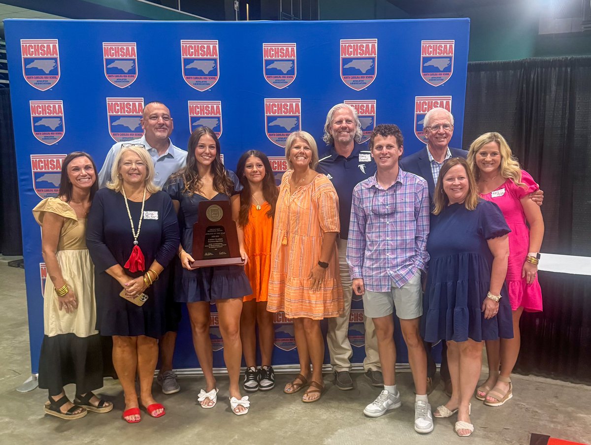 emmaclarke_13's tweet image. So very blessed to be named the NCHSAA Female Athlete of the Year!! This is such an honor and I am so thankful for West Rowan Athletics and NCHSAA for giving me this opportunity. 🩵🩵🩵