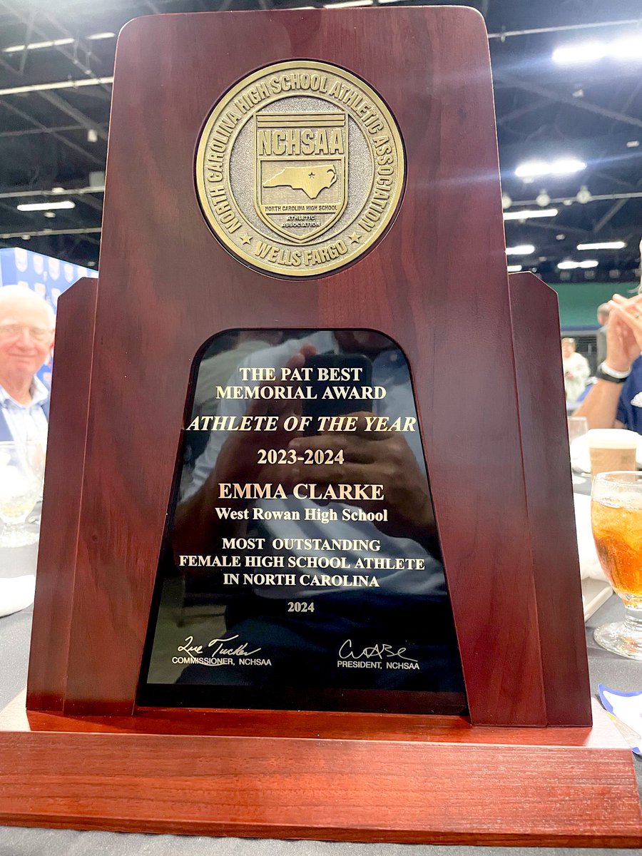 emmaclarke_13's tweet image. So very blessed to be named the NCHSAA Female Athlete of the Year!! This is such an honor and I am so thankful for West Rowan Athletics and NCHSAA for giving me this opportunity. 🩵🩵🩵