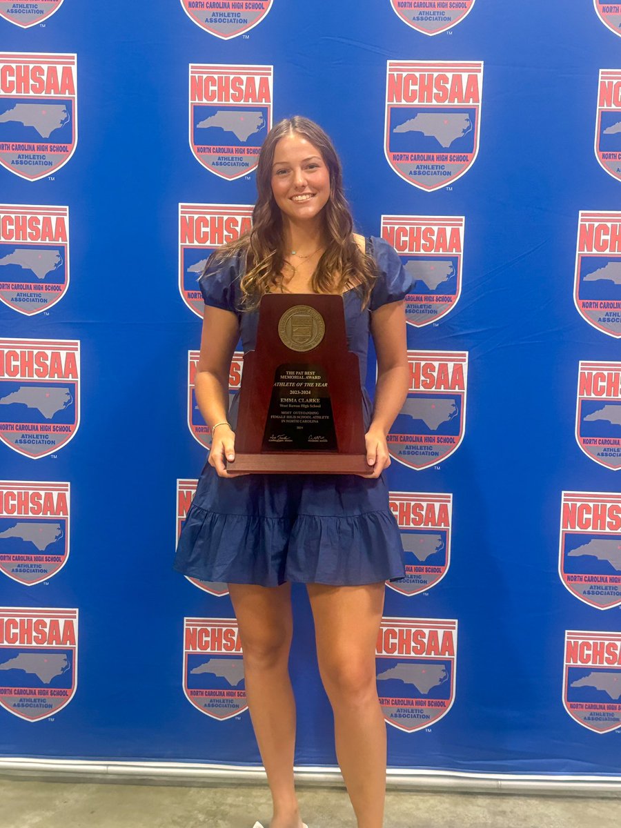 emmaclarke_13's tweet image. So very blessed to be named the NCHSAA Female Athlete of the Year!! This is such an honor and I am so thankful for West Rowan Athletics and NCHSAA for giving me this opportunity. 🩵🩵🩵