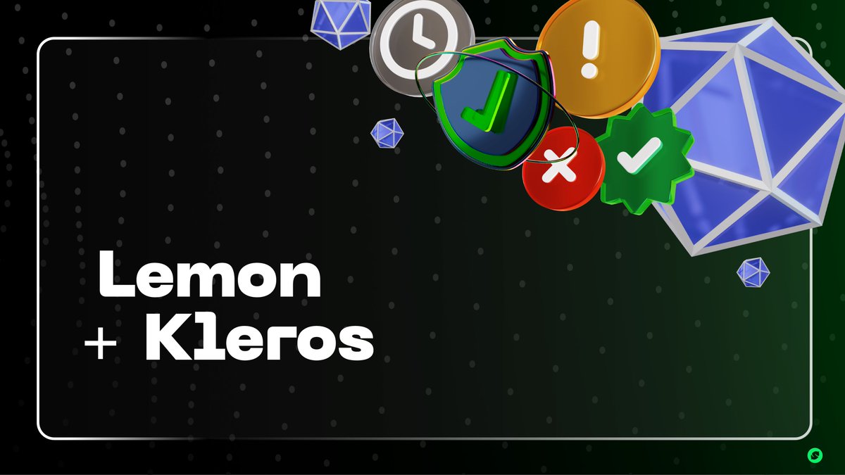 lemonapp_ar's tweet photo. Seguimos elevando el estรกndar de transparencia en la industria para millones de personas. Por eso nos integramos con @Kleros_es, un protocolo de justicia descentralizada que le permite a nuestros usuarios resolver sus reclamos en materia de consumo de manera digital, รกgil, transparente y en la blockchain ๐ค