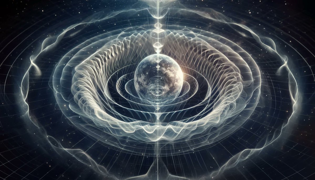drew_ponder's tweet image. #FrequencyWaveTheory #GravityExplained #CosmicVibrations #QuantumGravity #SpaceWaves #UnifiedFieldTheory #VibrationalPhysics #WaveDynamics #ScientificRevolution #GravityRedefined
Here is the visualization of Frequency Wave Theory explaining gravity.