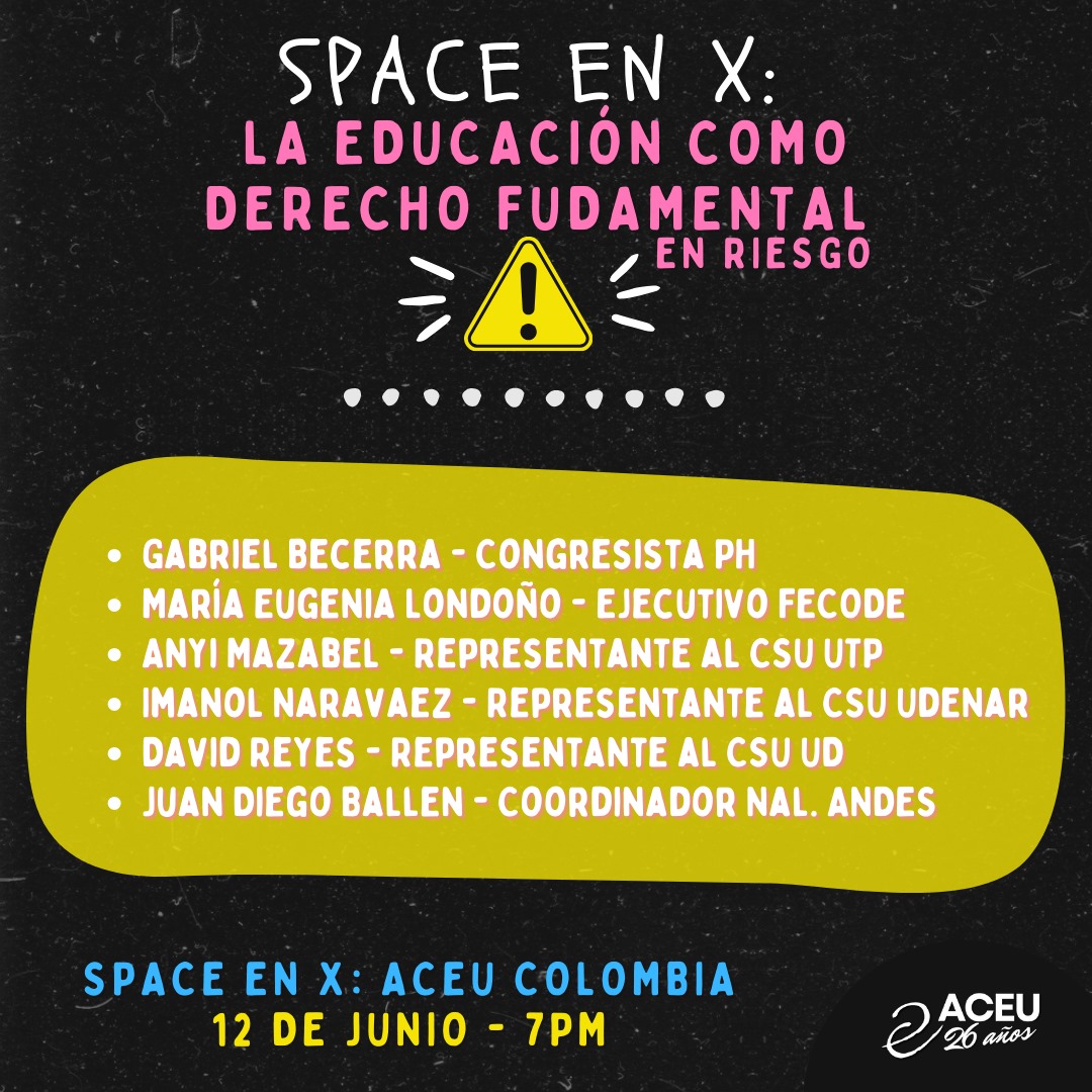 ACEU Colombia tweet media