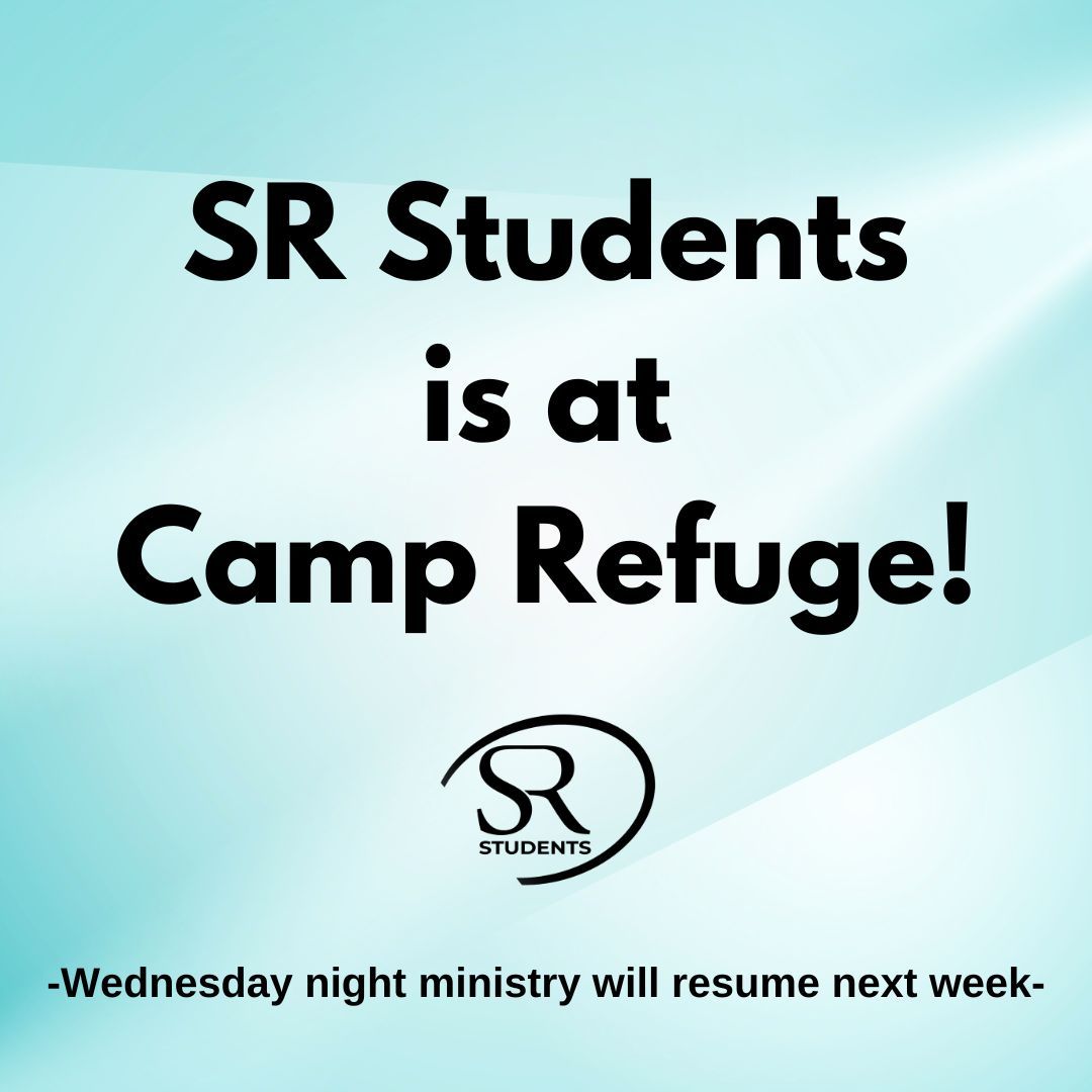 SR_Students's tweet photo. Just a reminder that we're on break this week! We'll see you back next Wednesday! https://t.co/S8uxSnVHtP