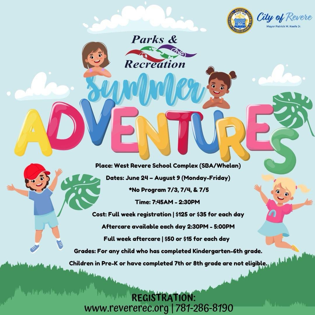 Lclyne_RHS's tweet photo. School is out in two weeks! Come and spend your summer with Parks and Recreation at our Summer Adventures program. We will run from 7:45AM to 2:45PM but are offering aftercare from 2:30PM to 5:00PM. Create a Community Pass account today and register. https://t.co/Oa1DEBEViF