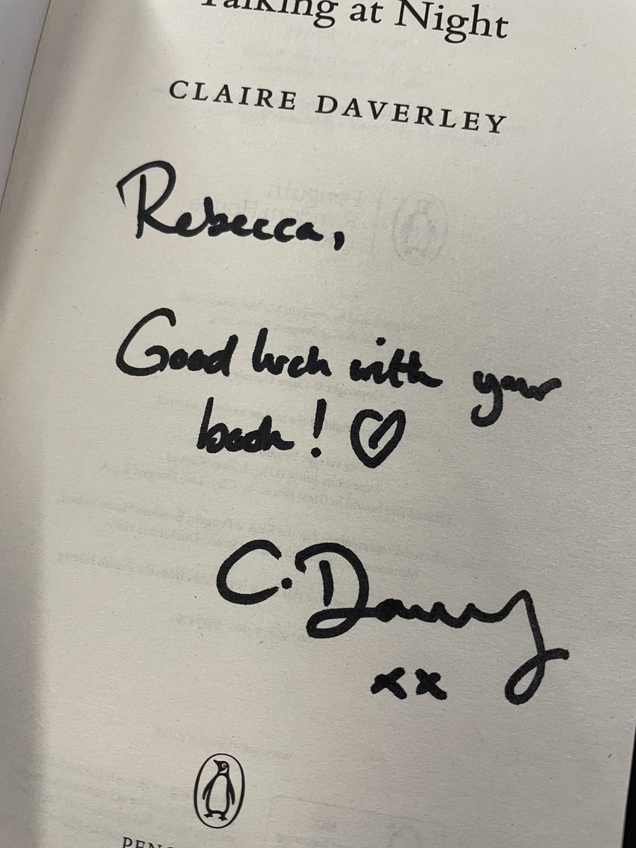 Inspiring evening listening to <a href="/ClaireDaverley/">Claire Daverley</a> ‘s journey to publication 🧡🧡🧡 #amwriting