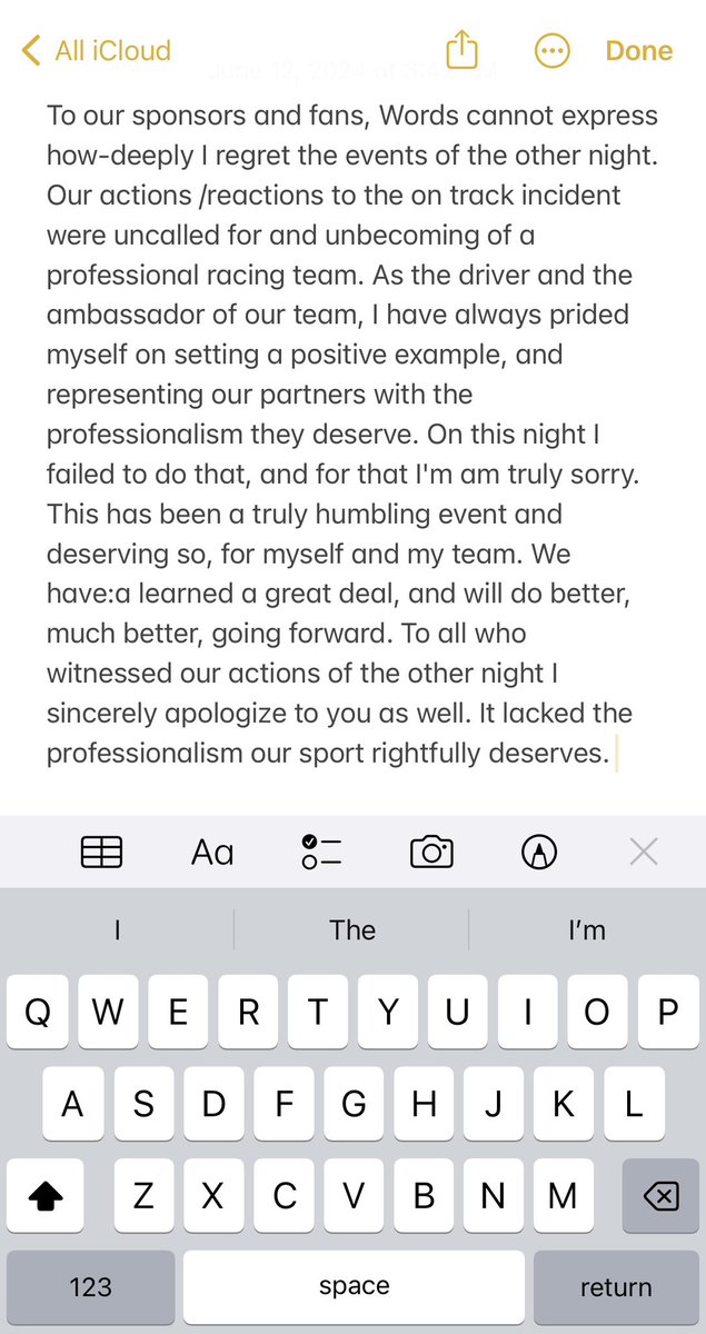 In regards to Mondays events at <a href="/wcsohio/">Wayne County Speedway</a> and <a href="/FASTseries/">FAST Series</a>