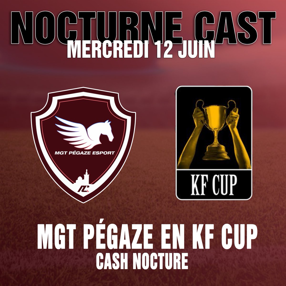 PGZesport's tweet photo. 💰CASH CUP NOCTURNE 💰

Cette nuit nous participons à la @KF_Cup ! 🔥

Nocturne cast sur la chaîne ➡️ https://t.co/WIUPVmwDuo

#PGZ #MGT https://t.co/B7pAJizA5Q