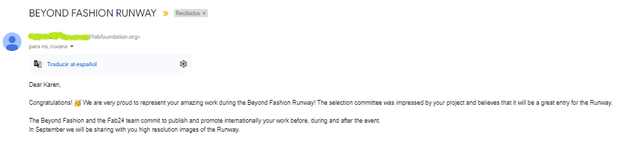 KarenHonorio1's tweet photo. I'm super excited and grateful for this opportunity! 🌟🚀❤️#BeyondFashionRunway #FabFoundation #Fab24Mexico @FabFndn https://t.co/N4bsrAdo3J