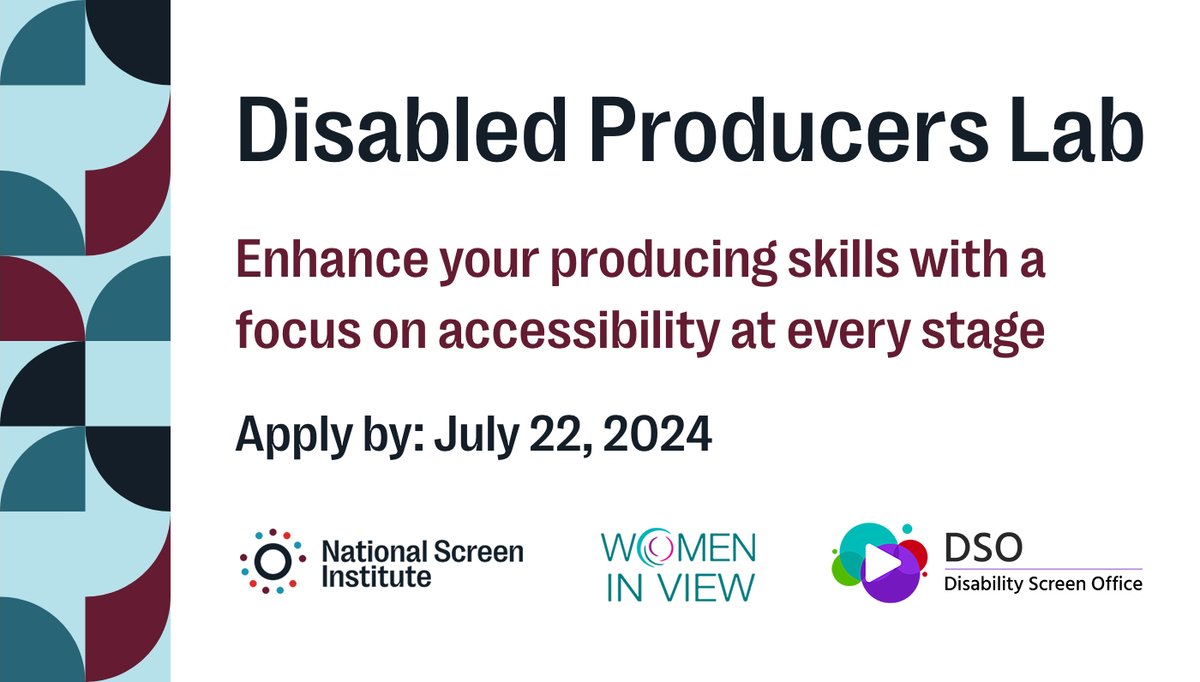 nsicanada's tweet photo. We're thrilled to announce that applications are open for our new Disabled Producers Lab! In partnership with Women in View and the Disability Screen Office, this lab aims to enhance producing skills while challenging industry norms. For more info: https://t.co/BVwXZEVhCd https://t.co/dfgNy6AlFF