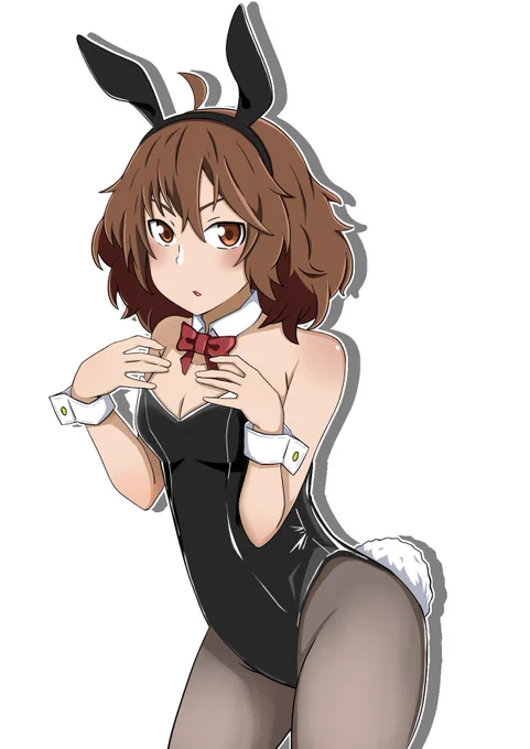 #これを見た人はバニーガールをTLに放流しようあまりバニーガールなんて描かないから、何度も同じ再掲イラストで申し訳ないけど、タグを見てしまったので…。 