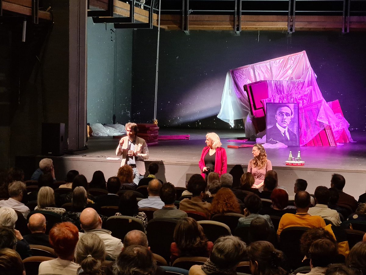CSSUdine's tweet photo. Ora a #Udine #TeatroSGiorgio risuonano le potenti parole di #GiacomoMatteotti
protagoniste dello spettacolo Giacomo (#Matteotti)
di Gianpiero Borgia e Elena Cotugno per #TeatroContatto Estate+#Festil. Ora incontro con @RitaMaffeiTweet, prof.Zannini @uniud e #Pirone @ComuneDiUdine https://t.co/9prlx5qbN7