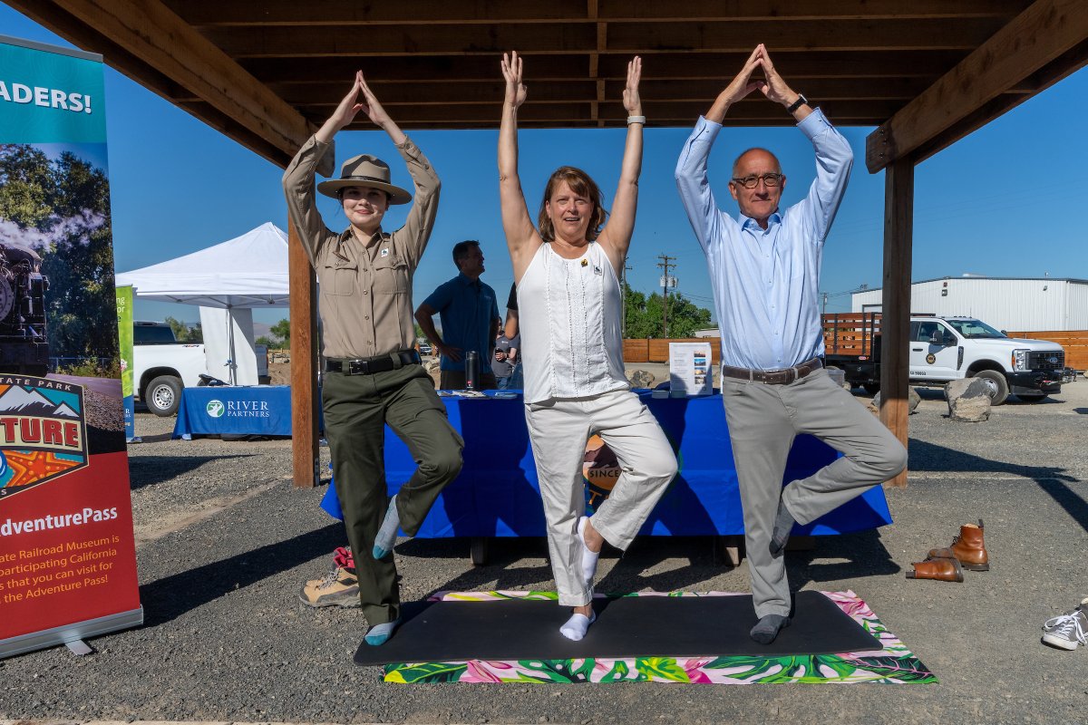 CAStateParks's tweet photo. California’s Newest State Park, Dos Rios, Now Officially Open to the Public Today! The opening coincides with the launch of the Third Annual California State Parks Week from June 12-16. Read more in our press release: https://t.co/zaNOgWxlvE https://t.co/pRHHsN0tOz