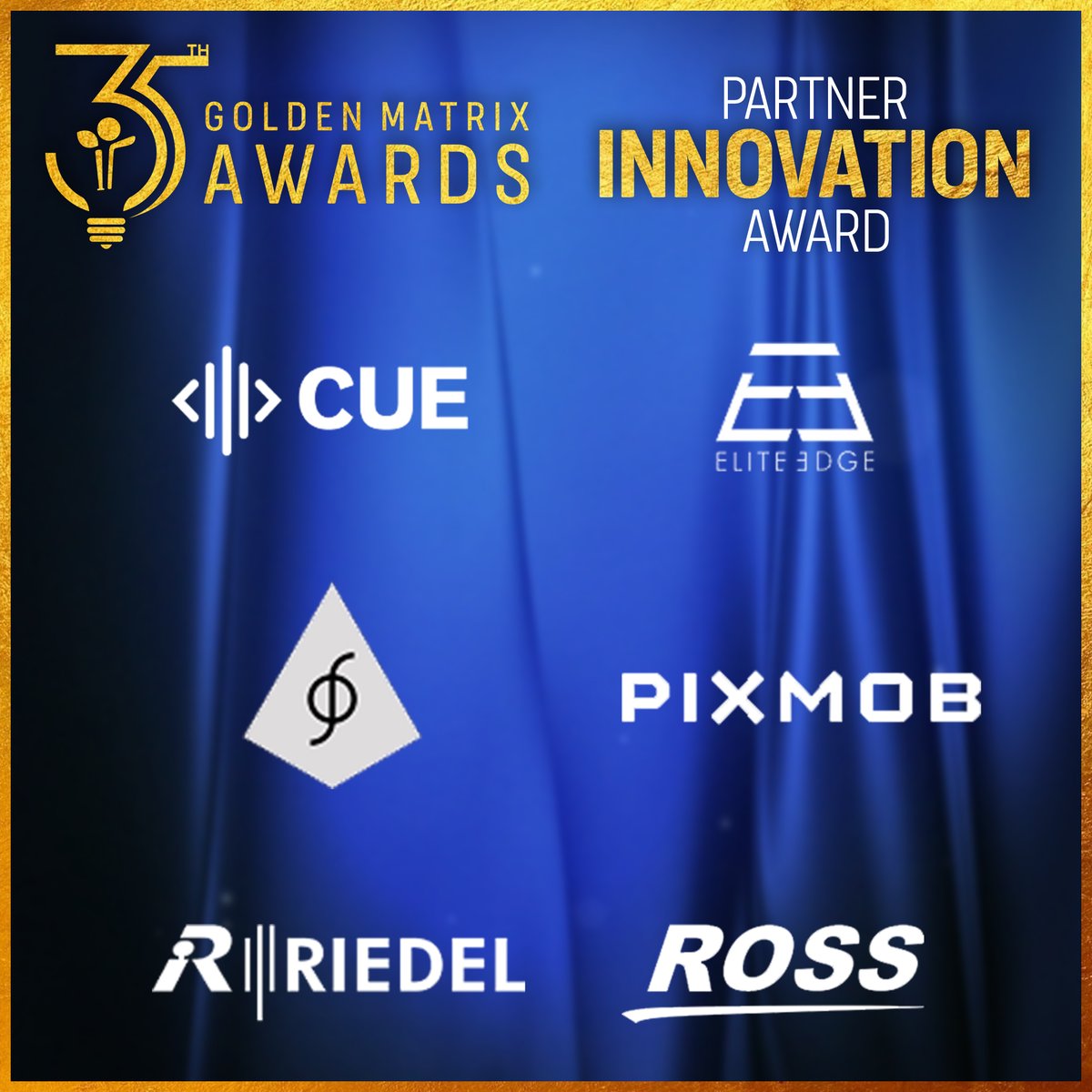 IDEA Conference (@ideaontheweb) on Twitter photo Congratulations to the finalists of the Partner Innovation Award:
@CUEconnects <a href="/EliteEdgeTV/">Elite Edge</a> <a href="/FamousGroupLA/">The Famous Group</a> <a href="/pixmob/">PixMob</a> <a href="/RIEDELnet/">RIEDELCommunications</a> <a href="/ross_video/">Ross Video</a>
#GMA #IDEASTL #IDEASTLOUIS Congratulations to the finalists of the Partner Innovation Award:
@CUEconnects <a href="/EliteEdgeTV/">Elite Edge</a> <a href="/FamousGroupLA/">The Famous Group</a> <a href="/pixmob/">PixMob</a> <a href="/RIEDELnet/">RIEDELCommunications</a> <a href="/ross_video/">Ross Video</a>
#GMA #IDEASTL #IDEASTLOUIS
