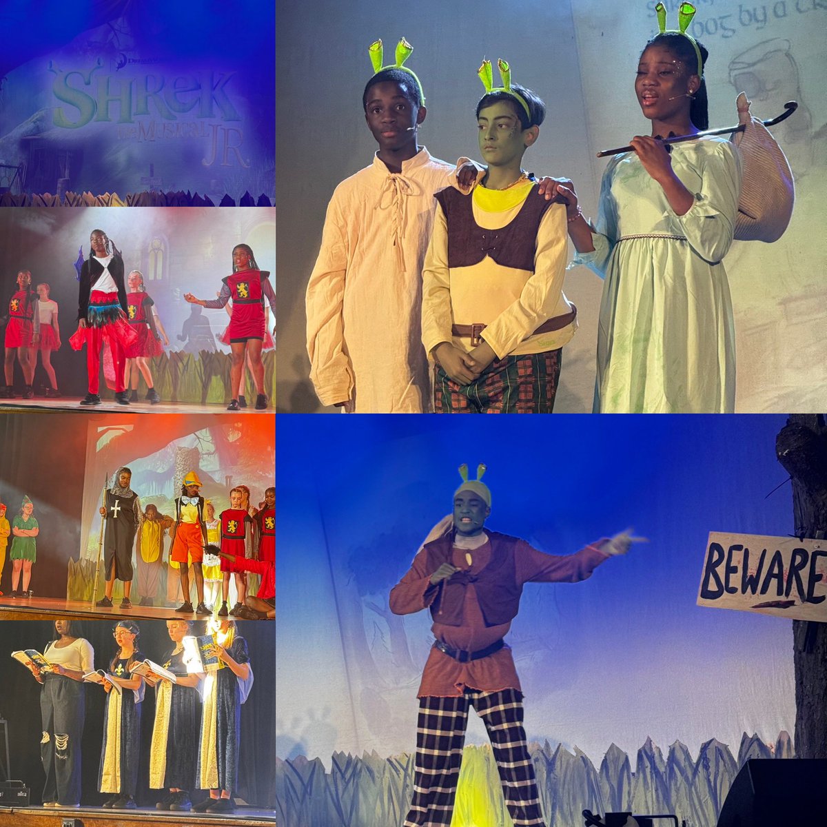 MrsCuthill's tweet photo. Wonderful performance from the whole cast tonight for Shrek The Musical @St_Rochs @stroch_exp_arts https://t.co/gAGqiHKWDI