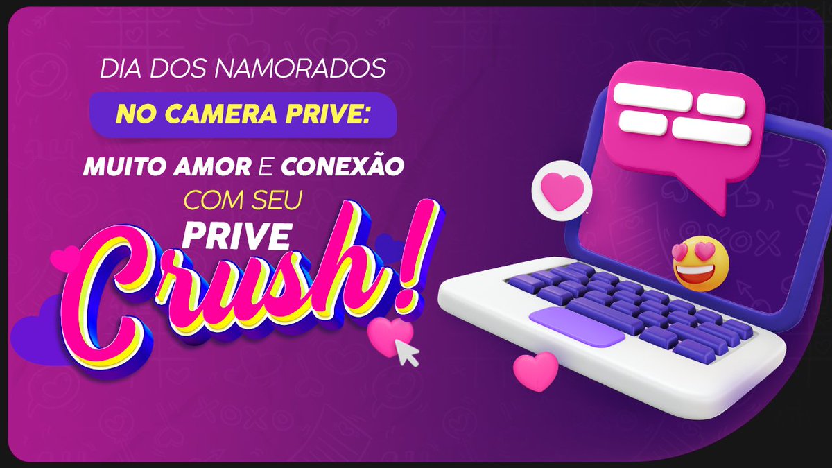 Nós avisamos que a semana seria de muito amor, conexão e cupons de desconto! 🔥 
Agora queremos saber, como vocês aproveitaram o Dia dos Namorados do Camera Prive? 💜 Comente aqui, dê RT e concorra a 100 de bônus! Serão 3 felizardos no dia 14/06.   

- Um ganhador por CPF, ein?