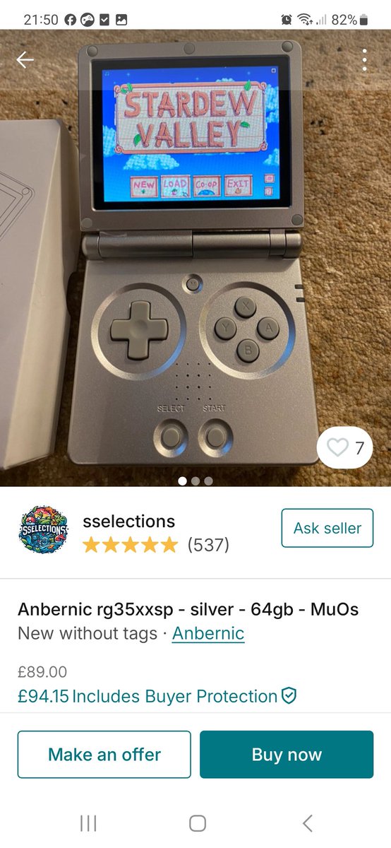 KonataBella's tweet photo. I have just seen this on vinted??? I didn't think this was even possible or allowed??? @ConcernedApe https://t.co/FvOEs0Y4Xz