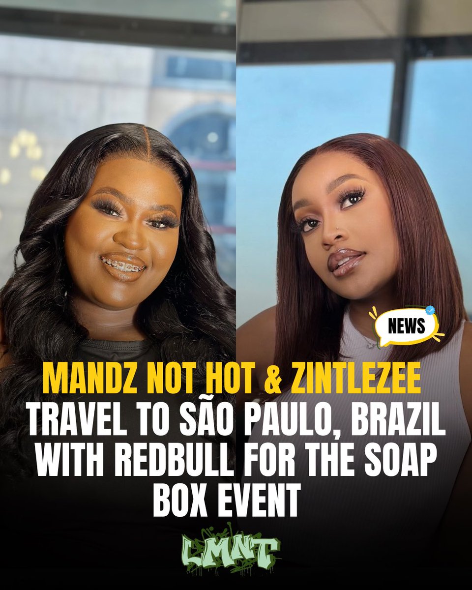 hellolmnt's tweet photo. Mandz Not Hot and Zintlezee take on Brazil with Redbull! https://t.co/mYGBeJDwXd