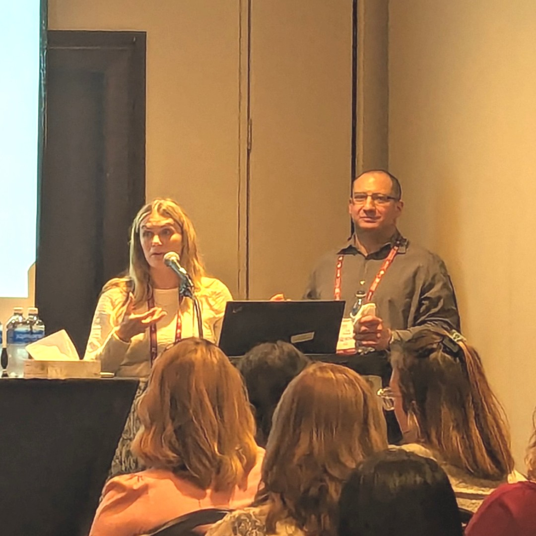 casecanada's tweet photo. Presenters from @Laurier and Autism Self Advocacy Services described their experiences as Autistic/non-Autistic collaborators providing classroom training on neurodivergent workplace inclusion. #29thCASEConference https://t.co/nsllsZg4v0