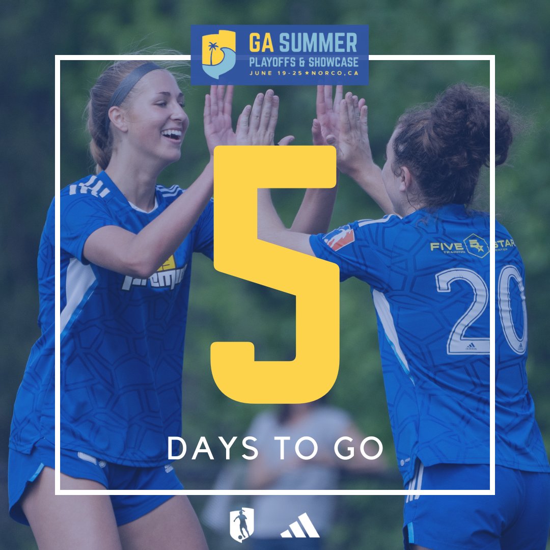 5 Days until Summer Playoffs &amp; Showcase! ⚽🏆