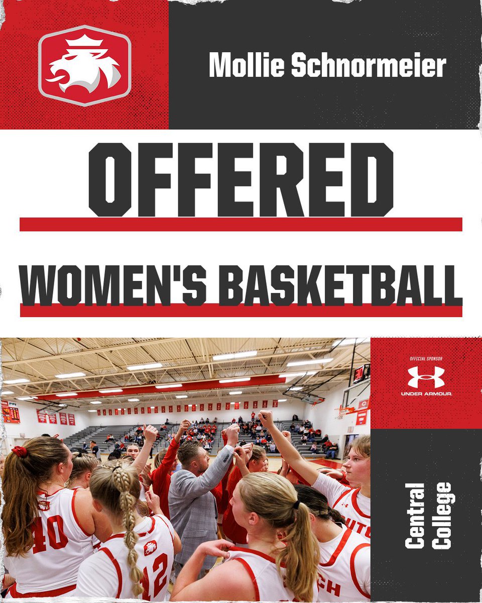 Mollie Schnormeier (@mollieschnor) on Twitter photo After a great visit and talk with <a href="/Coach_JWeiland/">Justin Weiland</a> and staff, I am blessed to announce I have received an offer from Central College. Go Dutch! After a great visit and talk with <a href="/Coach_JWeiland/">Justin Weiland</a> and staff, I am blessed to announce I have received an offer from Central College. Go Dutch!