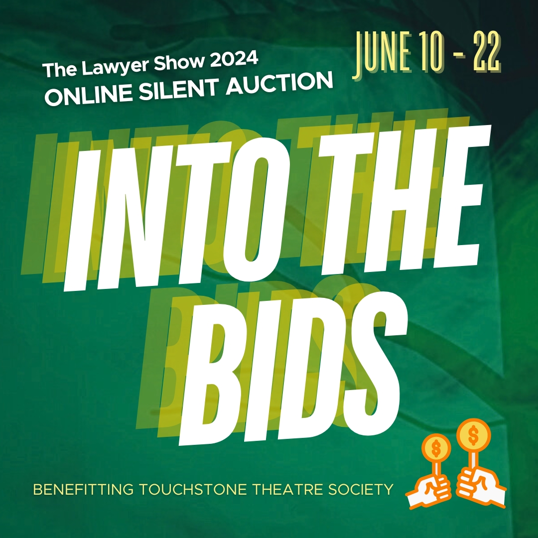 LawyerShow's tweet photo. Our online auction “Into the Bids” is live, with generous support from over 60+ businesses, arts orgs, local creatives, and donors from the production. Adventure tours, spa experiences &amp; MORE up for grabs! Help us reach our fundraising goal! https://t.co/fD23U2yQr1 https://t.co/CZmfTaEezR