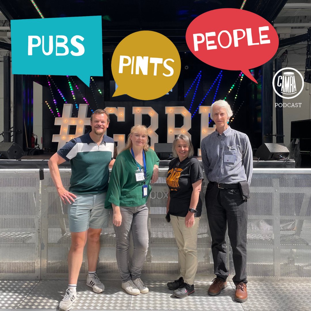 The #volunteers who present and produce the <a href="/CAMRA_Official/">CAMRA</a> podcast <a href="/PubsPintsPeople/">Pubs. Pints. People.</a> met for the first time at the <a href="/gbbf/">The Great British Beer Festival</a> last year.
#VolunteersWeek #Volunteering