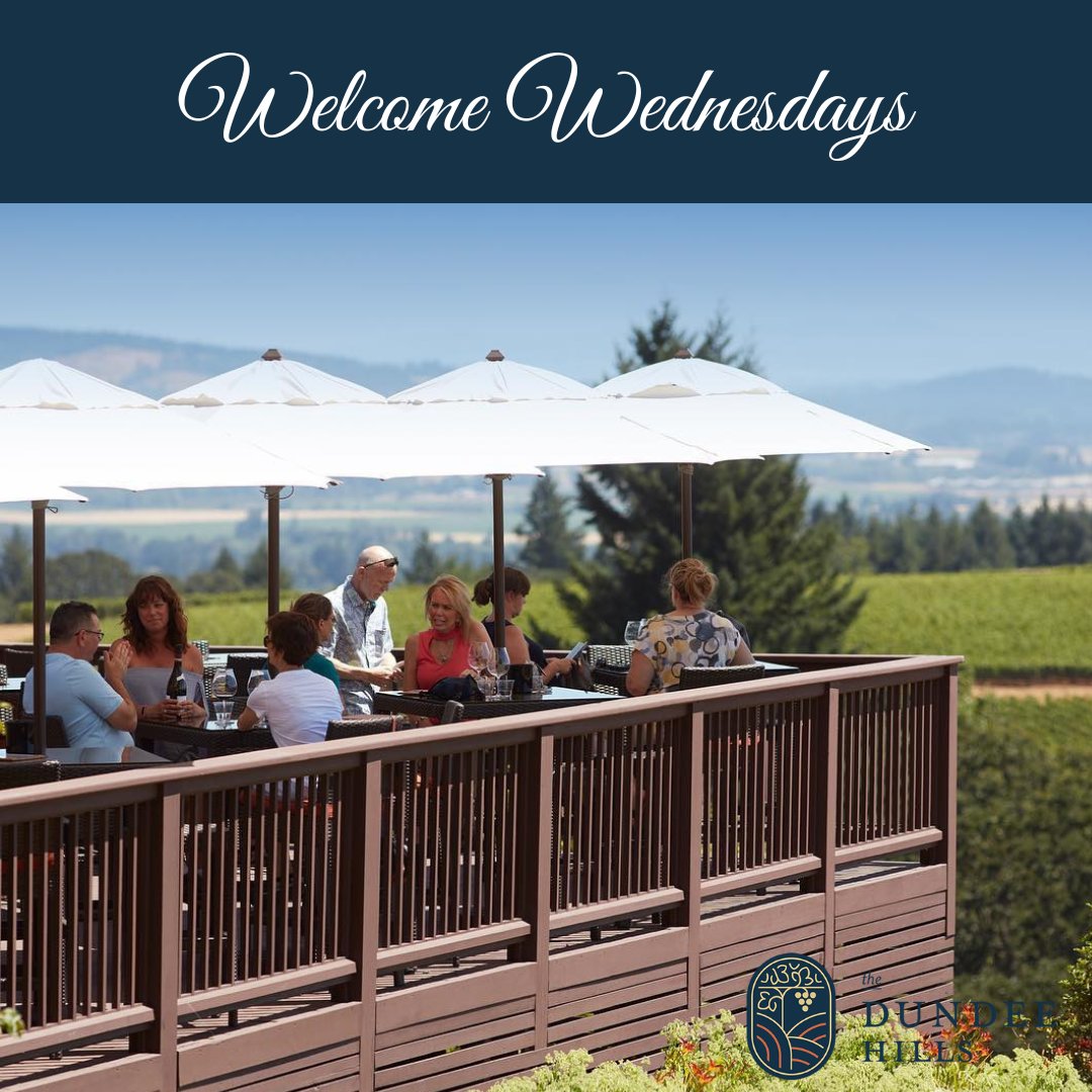 It's a Welcome Wednesday in the Dundee Hills!
Join us for $25 tastings, plus so much more. 

Check the 🔗 below for participating wineries and businesses.

dundeehills.org/welcome-wednes…