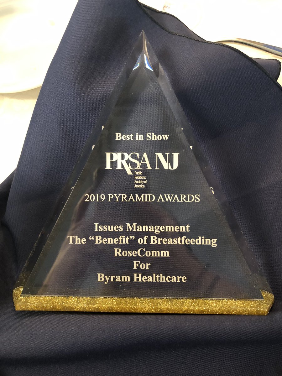 rosecomm's tweet photo. We can’t believe it’s been 5️⃣ years since we took home @PRSANJ’s Best In Show for our “Benefits of Breastfeeding” campaign with @ByramHealthcare😱 thanks, Facebook Memories, for reminding us of this awesome night!
#YourStoryTold #RoseComm #breastfeeding #PRSAnj https://t.co/12MMgmr70t