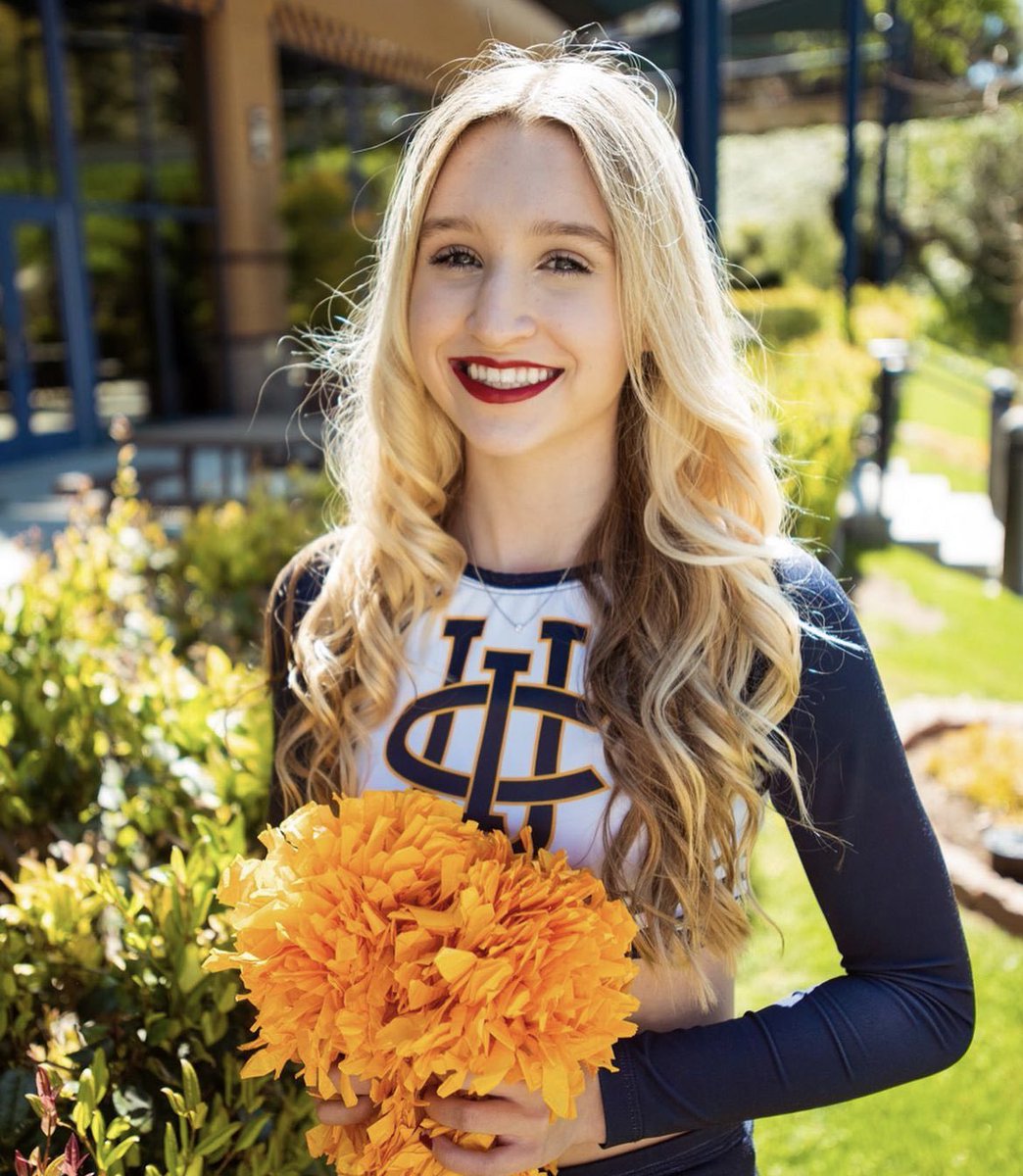 smoedallday's tweet photo. kylie graduated in ‘21 at age 15 with a BS in biological science from UC Irvine where she was a member of the cheerleading team. she has since moved to Florida where she is currently working as a medical assistant at a dermatology office! 💙💛 https://t.co/DUMHVlygvq