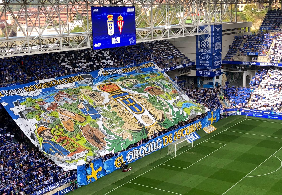 LuisJV93's tweet photo. No solo porque el sevillismo simpatice con el Oviedo, sino porque una afición como está se merece volver a primera. https://t.co/r82myZnS4v