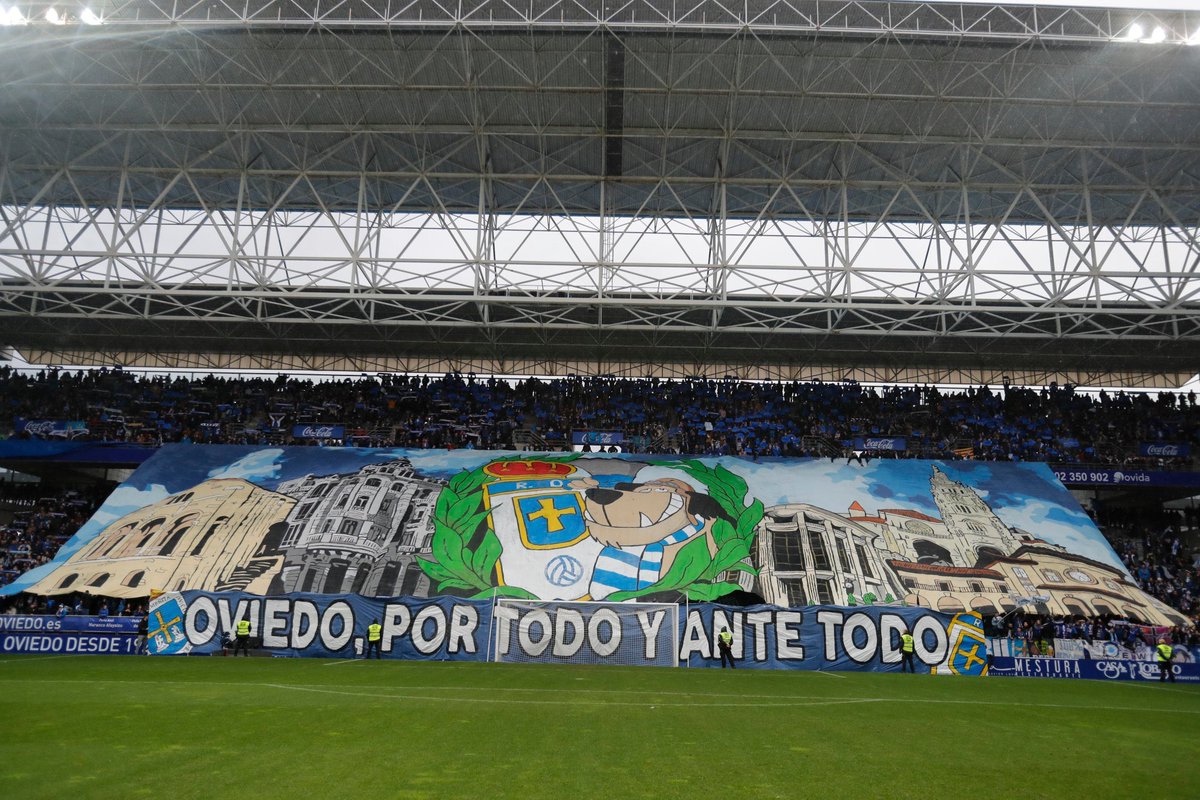 LuisJV93's tweet photo. No solo porque el sevillismo simpatice con el Oviedo, sino porque una afición como está se merece volver a primera. https://t.co/r82myZnS4v