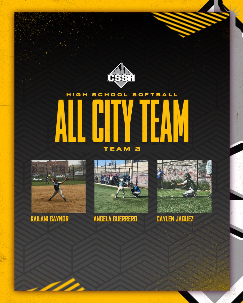 Congratulations to the 2023-2024 CSSA Softball All-City teams! 👏 These athletes have been selected in recognition of their hard work and dedication 👏🏅

#cssanyc #springawards #softball #allcityteam