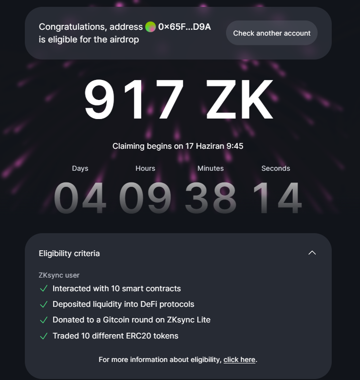 How can a wallet that doesn't exist get zkSync airdrops?
<a href="/gluk64/">ALEX | ZKsync ∎</a> 

debank.com/profile/0x65f8…
<a href="/zksync/">ZKsync</a> #airdrop