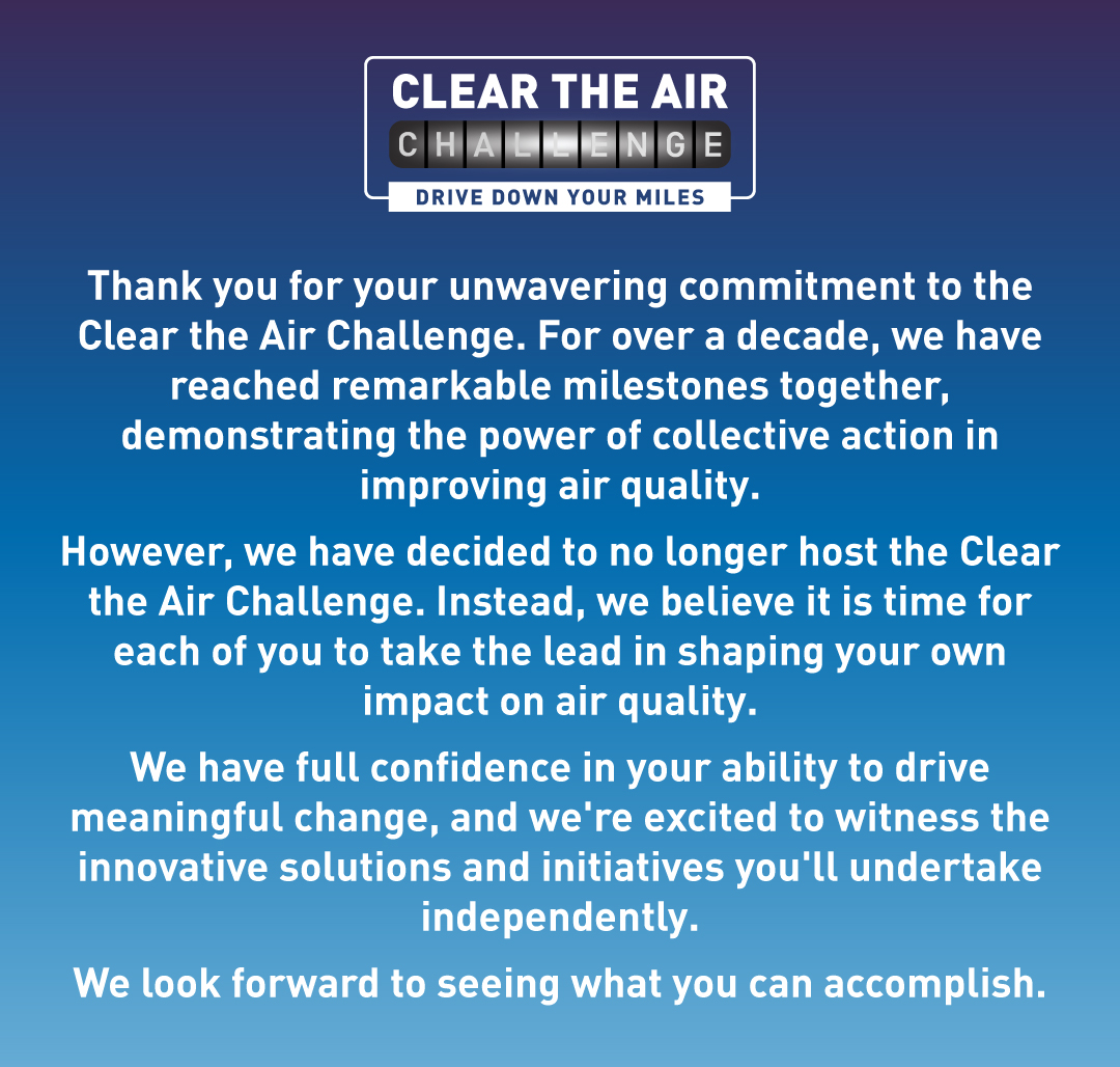 Clear the Air Challenge (@cleartheairutah) / Posts / X