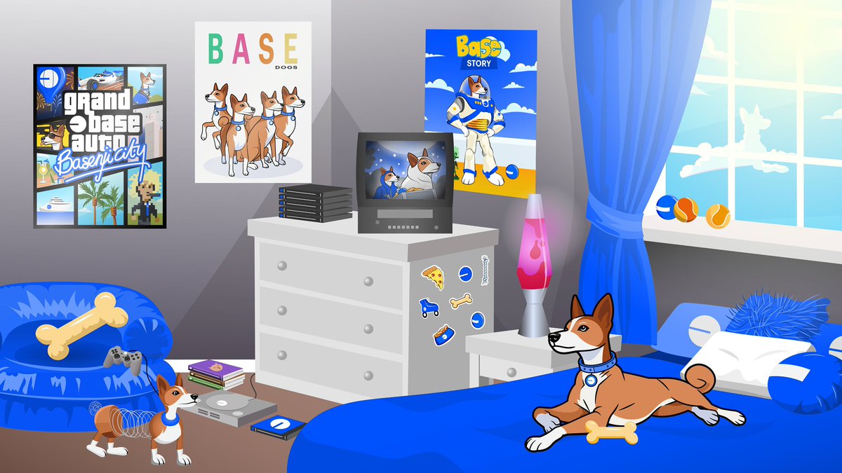 Basenjiofficial's tweet photo. Based bedroom antics for Basenji.

$BENJI https://t.co/yorvfDaZFF