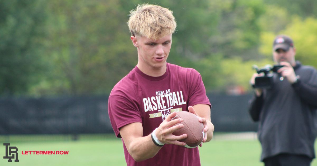 Four-star TE Mack Sutter 'loved' being coached by Ohio State tight ends coach Keenan Bailey at camp.

"I love how he coaches, he’s really energetic and he demonstrates everything too."

READ: on3.com/teams/ohio-sta…