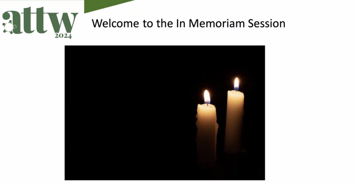 We are currently honoring the amazing lives and contributions of our dear community members that have passed on, Drs. Halcyon Lawrence, Johndan Johnson-Eilola, Lee Brasseur, and Bill Hart-Davidson! 

#InMemoriam #ATTW24 #ATTW2024 #ATTW2024Conference