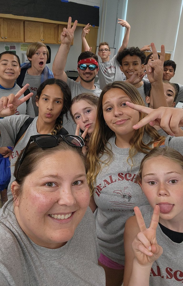 Quackenbushmath's tweet photo. Fun Day 2024 in the books! Such a beautiful day &amp; got to spend it with the 7th grade class. Kona Ice (thanks PTO), water balloons, &amp; winning tug of war, just to name a few highlights! Everyone had a great day!
@dealschool https://t.co/RBLFVNja4e