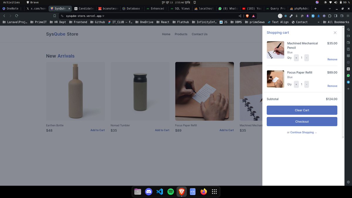 NirjalaShakya's tweet photo. Day 28 of 30:Tried to fixed the error which was causing to open the cart  #pitc30days #pitcfrontend #primeitclub https://t.co/pTZW0IxGX5