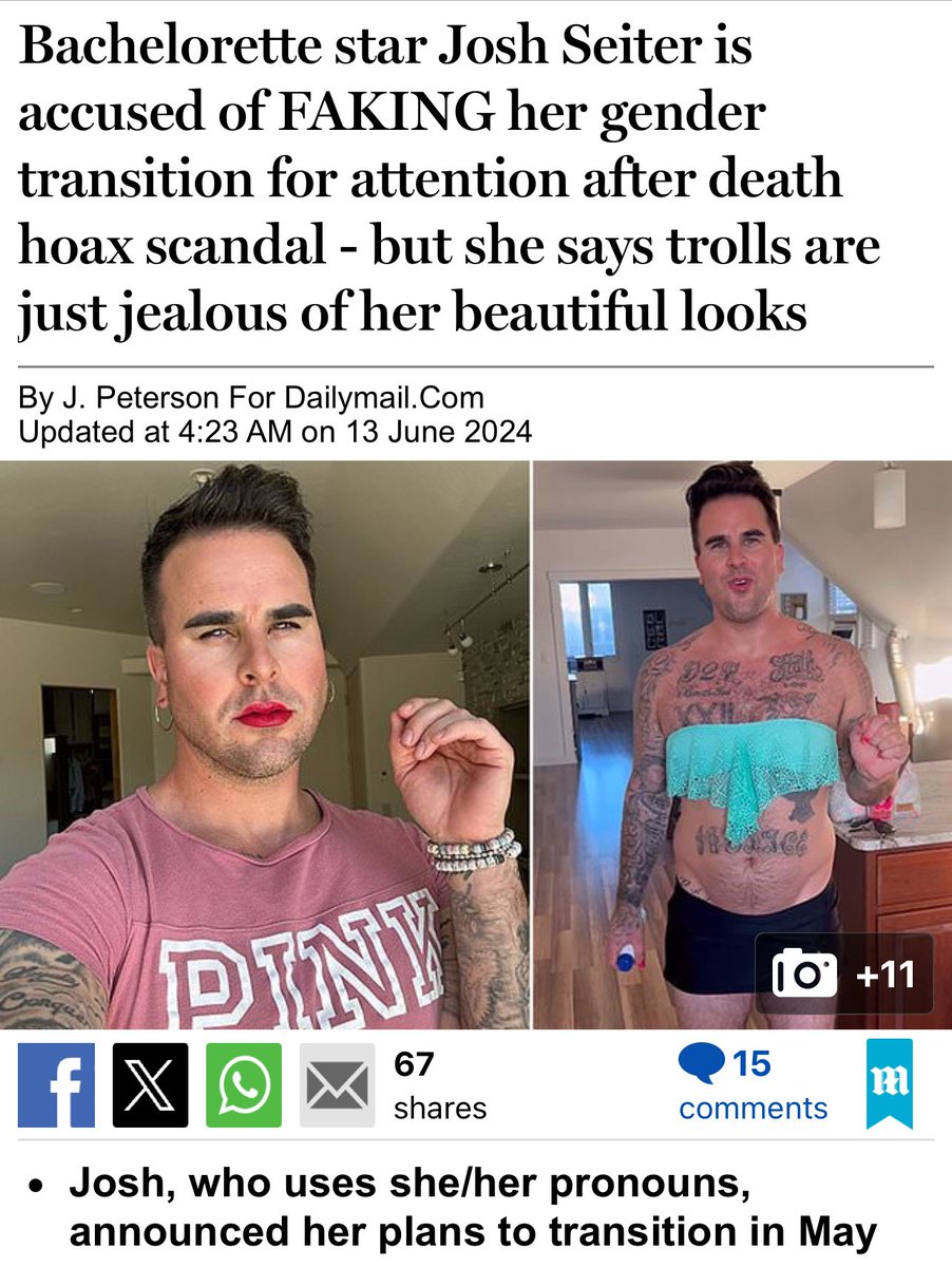 salltweets's tweet image. If you think that this man is in any way a “she” you have given up your critical thinking faculties &amp;amp; perception of reality.