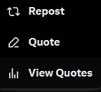PythonPixels's tweet photo. @FangGuu @ChichiAi You can hit "view quotes" for some reason you can find the liked participants there.  Elon's turned this app to an unorganized wasteland LMAO. https://t.co/1ElI6Et29D