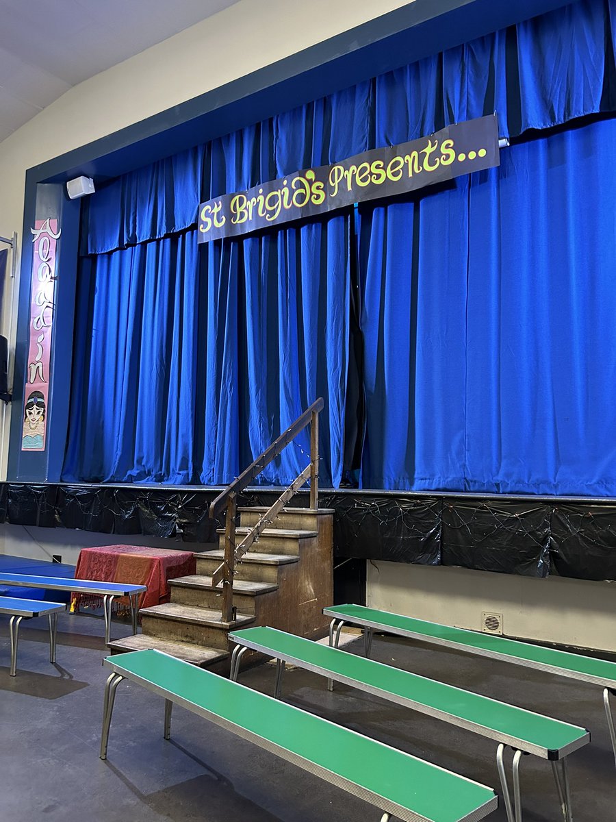 So delighted to be working in this fantastic school now, what an amazing team, the pupils were just wonderful in their incredible performance of Aladdin this evening! Thank you for inviting me 🎶⭐️👏🏻 @StBrigidsPS