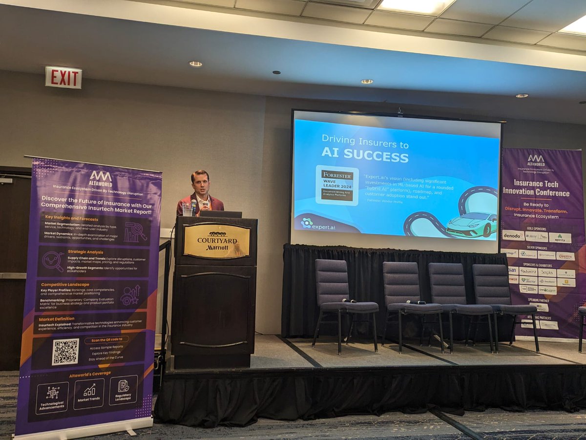 ITIC Chicago 2024

Live Update from Day 1 of Insurance Tech &amp; Innovation Conference 2024!

Sean Cummings, Vice President-Insurance, <a href="/expertdotai/">expert.ai</a> sharing his insights on "Driving Insurers to AI Success"

#insurtech #insurance #DigitalInnovation
