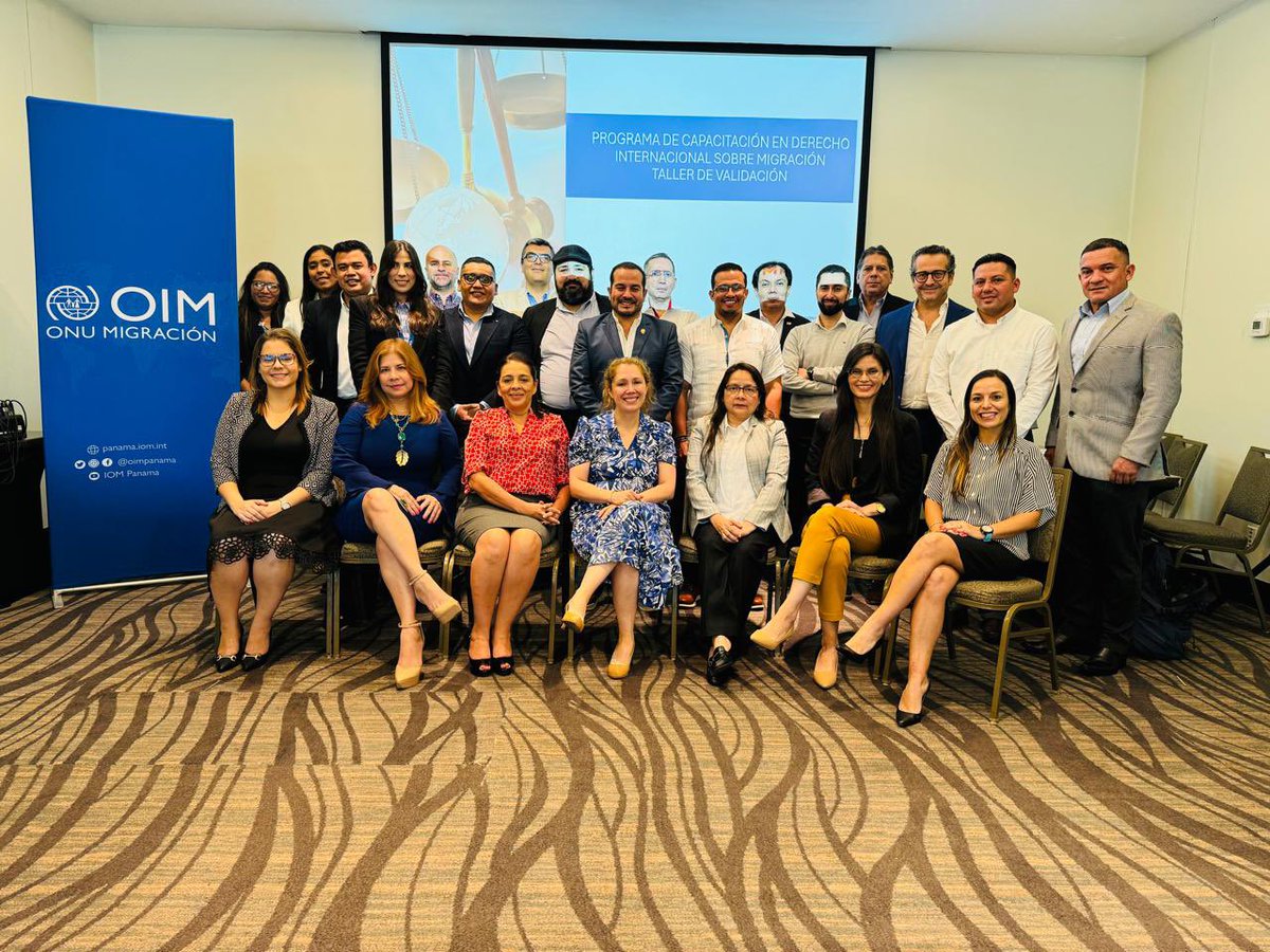 ADabizzi's tweet photo. International standards are key for harmonization of laws &amp; respect of migrant rights. Through the @StatePRM-funded WHP, IOM in collaboration with @FoprelOi developed a regional curriculum on international migration law now validated by national parliament experts @OIMCentroAmer https://t.co/gKQpyxevf9