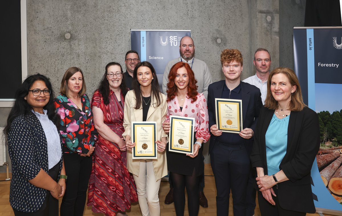 SETU Biology (Waterford) (@witbiology) on Twitter photo Delighted for Amie Menton, Megan Delaney, & Caleb Cullen for winning Eurofins "‘Excellence in Undergraduate Biology Research’ awards, presented  <a href="/DeptOfSciSETU/">Depts of Land & Lab Science SETU Waterford</a> ceremony last Friday! Huge thanks to our sponsor, Eurofins Biopharma Testing! Delighted for Amie Menton, Megan Delaney, & Caleb Cullen for winning Eurofins "‘Excellence in Undergraduate Biology Research’ awards, presented  <a href="/DeptOfSciSETU/">Depts of Land & Lab Science SETU Waterford</a> ceremony last Friday! Huge thanks to our sponsor, Eurofins Biopharma Testing!